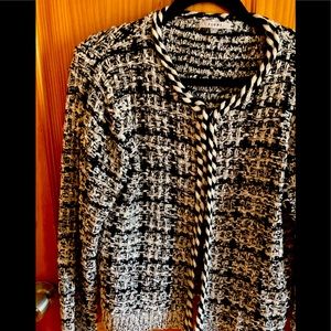Sioni woven cardigan jacket